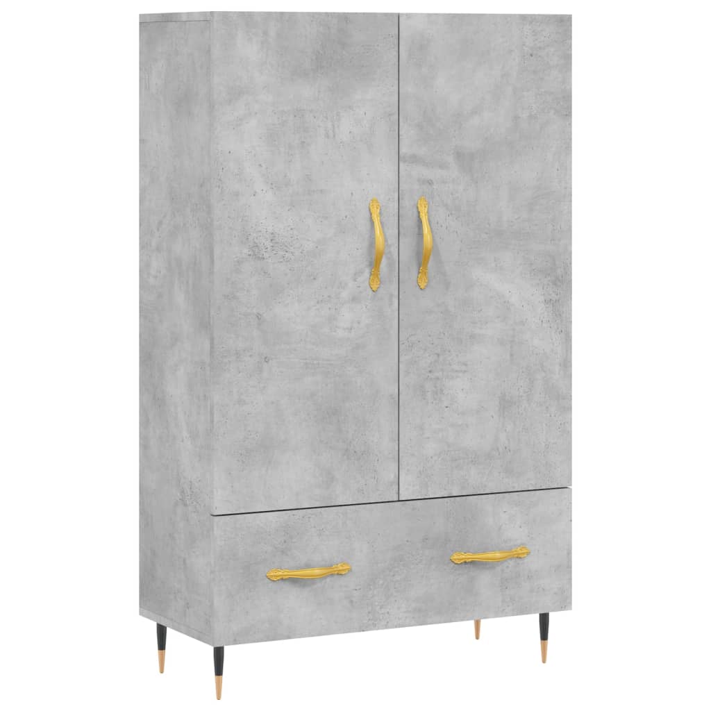 Highboard 69,5x31x115 cm Engineered Wood Concrete grey