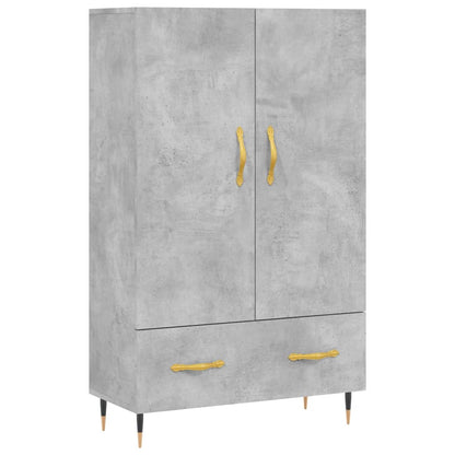 Highboard 69,5x31x115 cm Engineered Wood Concrete grey