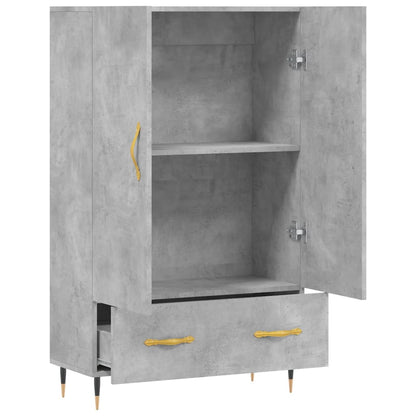 Highboard 69,5x31x115 cm Engineered Wood Concrete grey