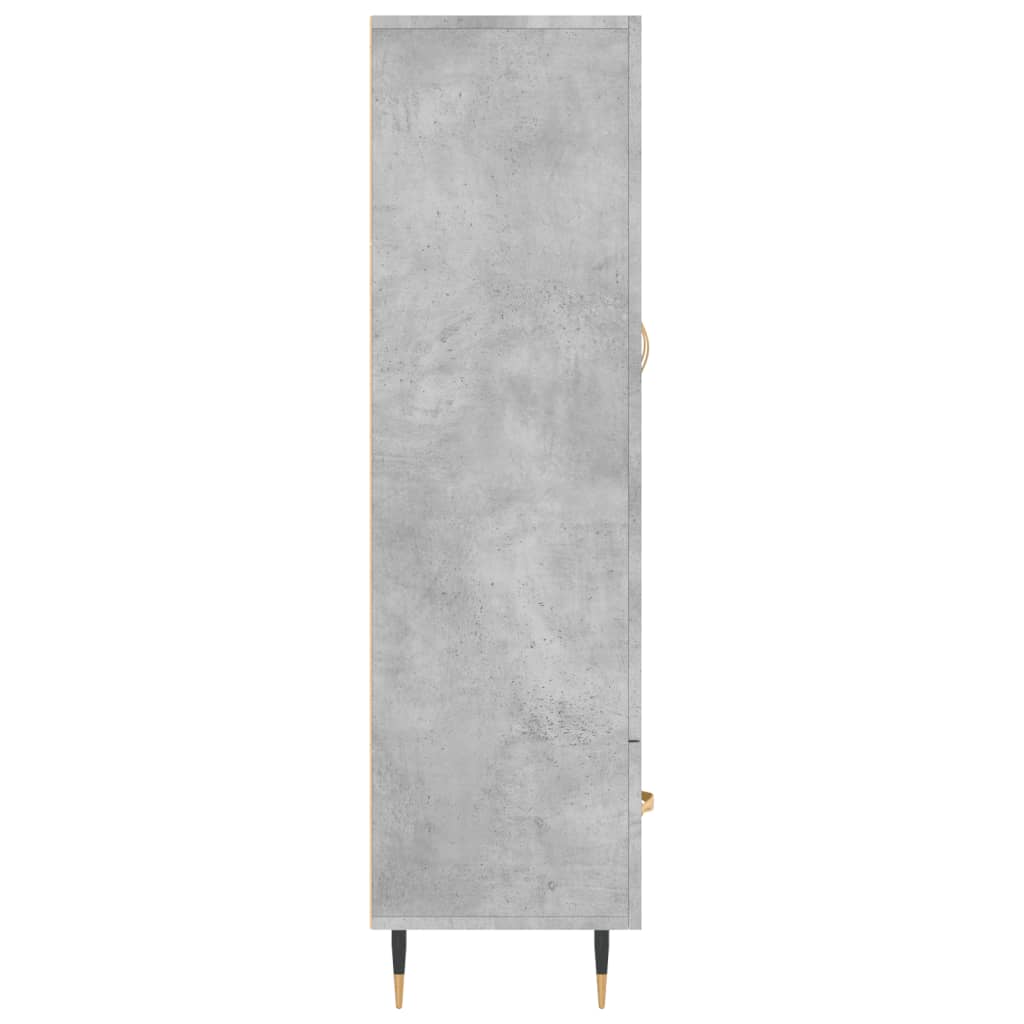 Highboard 69,5x31x115 cm Engineered Wood Concrete grey