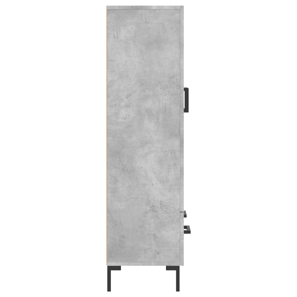 Highboard 69,5x31x115 cm Engineered Wood Concrete grey