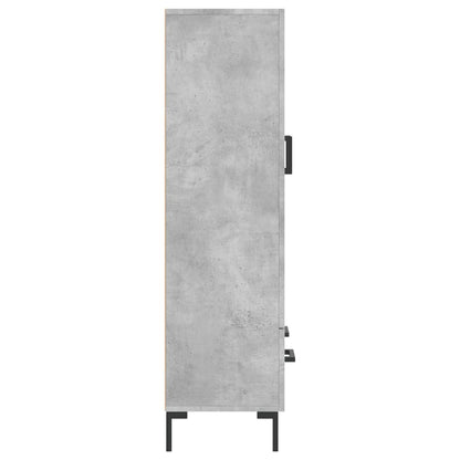 Highboard 69,5x31x115 cm Engineered Wood Concrete grey