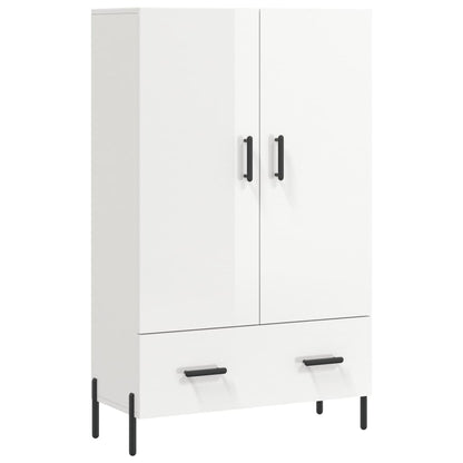 Highboard 69,5x31x115 cm Engineered Wood High gloss white