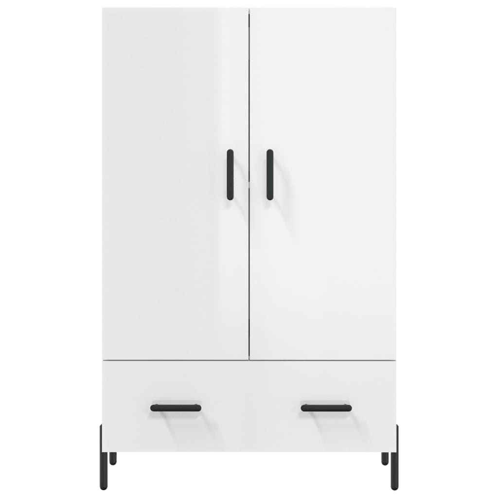 Highboard 69,5x31x115 cm Engineered Wood High gloss white