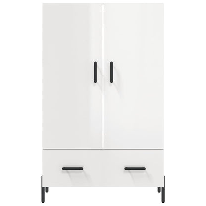 Highboard 69,5x31x115 cm Engineered Wood High gloss white