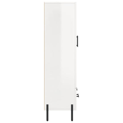 Highboard 69,5x31x115 cm Engineered Wood High gloss white
