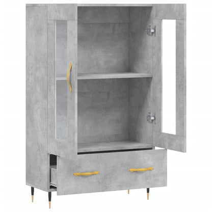 Highboard 69,5x31x115 cm Engineered Wood Concrete grey