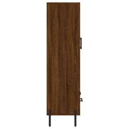 vidaXL Highboard Brown Oak 69.5x31x115 cm Engineered Wood