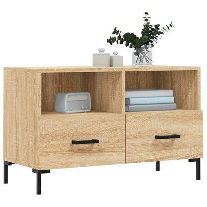 vidaXL TV Cabinet Sonoma Oak 80x36x50 cm Engineered Wood