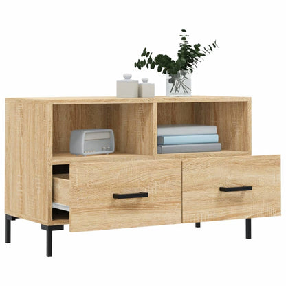 vidaXL TV Cabinet Sonoma Oak 80x36x50 cm Engineered Wood