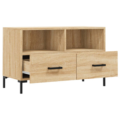 vidaXL TV Cabinet Sonoma Oak 80x36x50 cm Engineered Wood