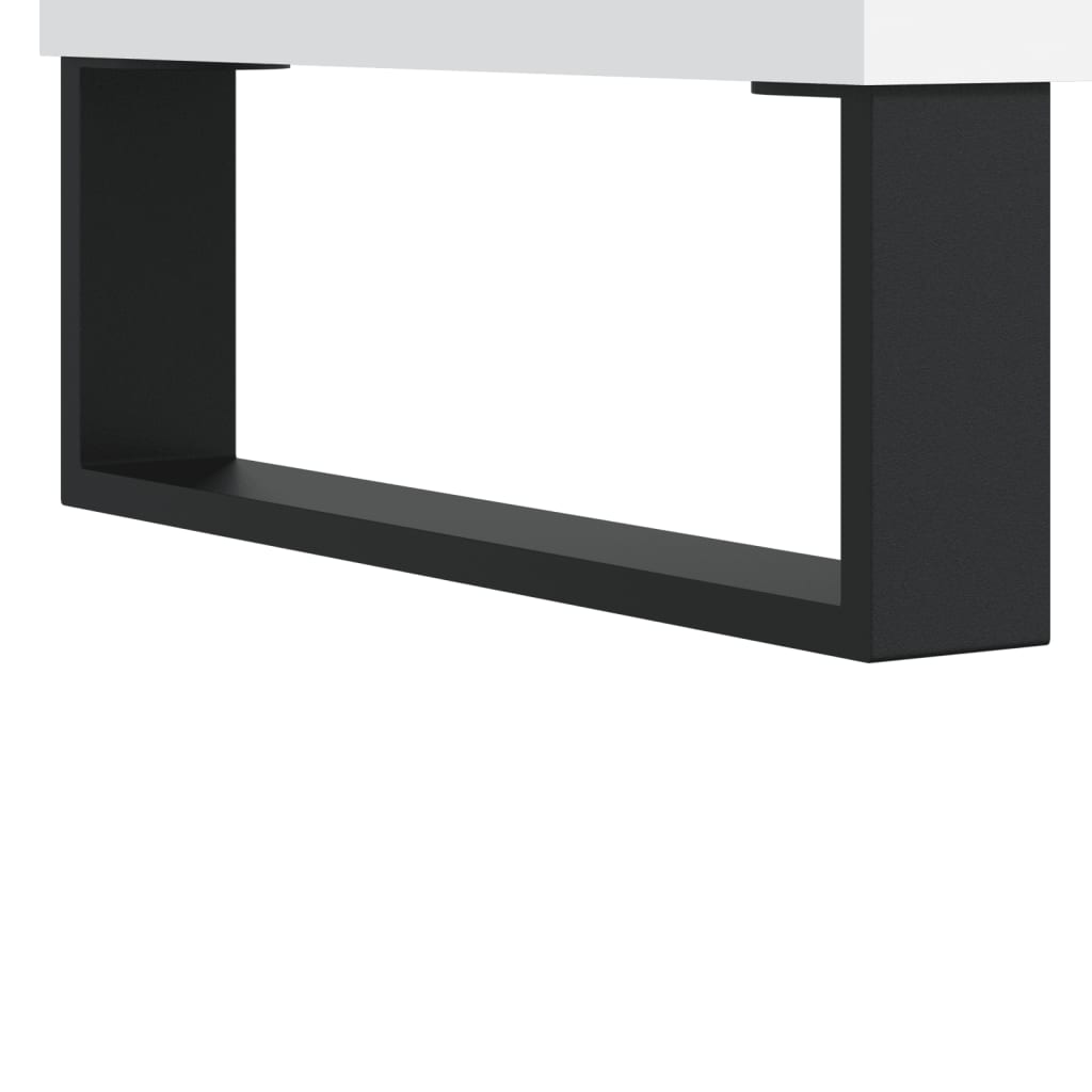 vidaXL TV Cabinet White 80x36x50 cm Engineered Wood