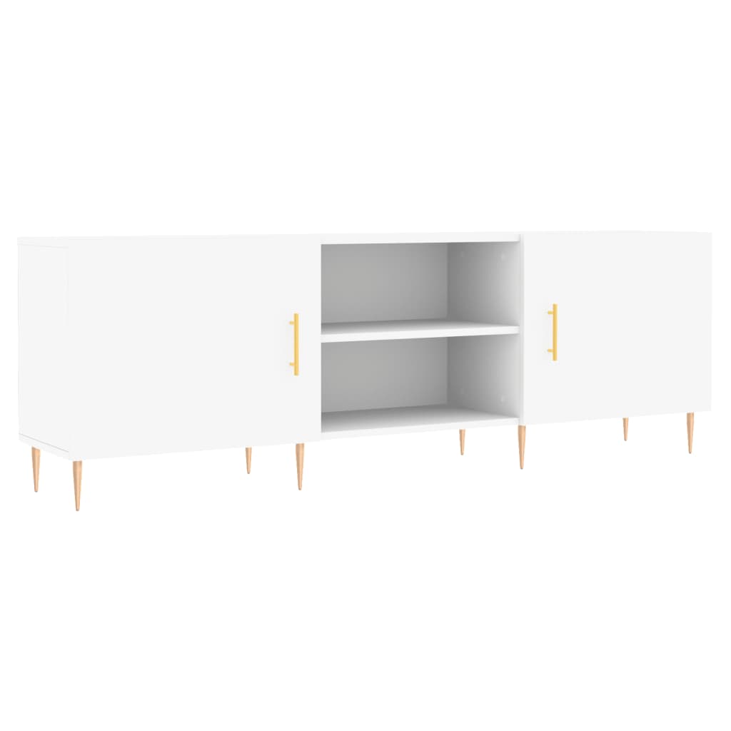 TV Cabinet 150x30x50 cm Engineered Wood White