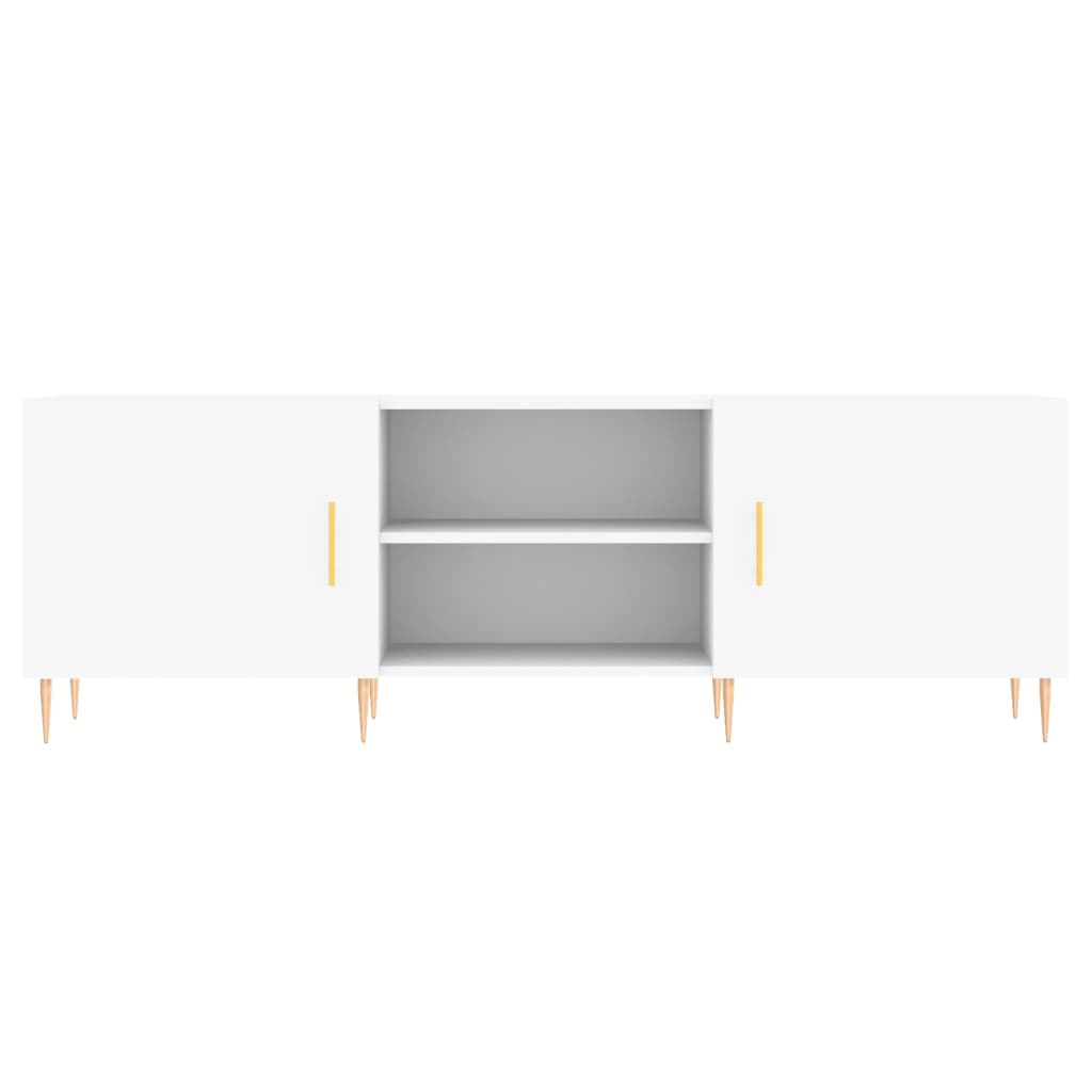 TV Cabinet 150x30x50 cm Engineered Wood White