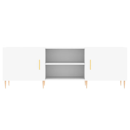 TV Cabinet 150x30x50 cm Engineered Wood White