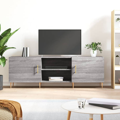 TV Cabinet 150x30x50 cm Engineered Wood Grey sonoma