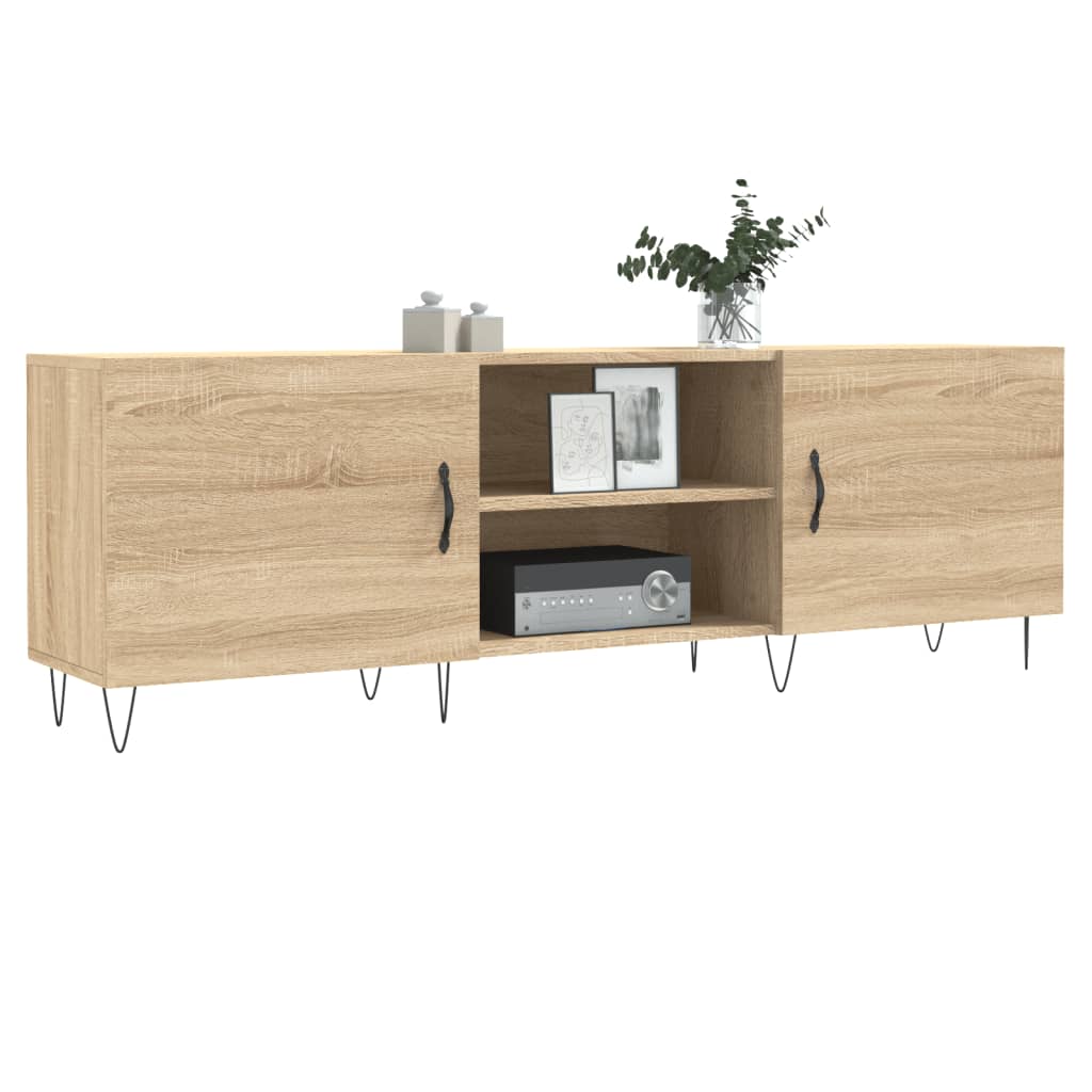 vidaXL TV Cabinet Sonoma Oak 150x30x50 cm Engineered Wood