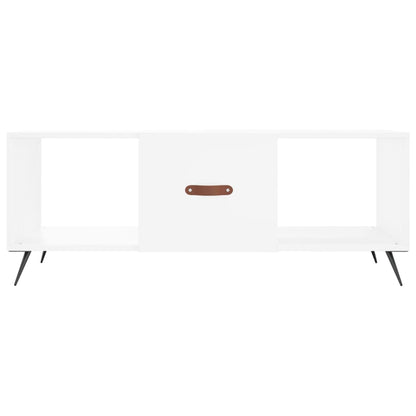 vidaXL Coffee Table White 102x50x40 cm Engineered Wood