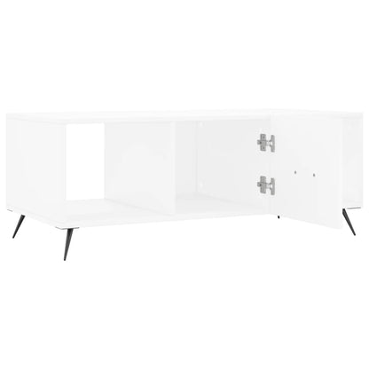 vidaXL Coffee Table White 102x50x40 cm Engineered Wood