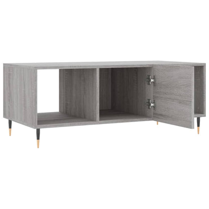 vidaXL Coffee Table Grey Sonoma 102x50x40 cm Engineered Wood