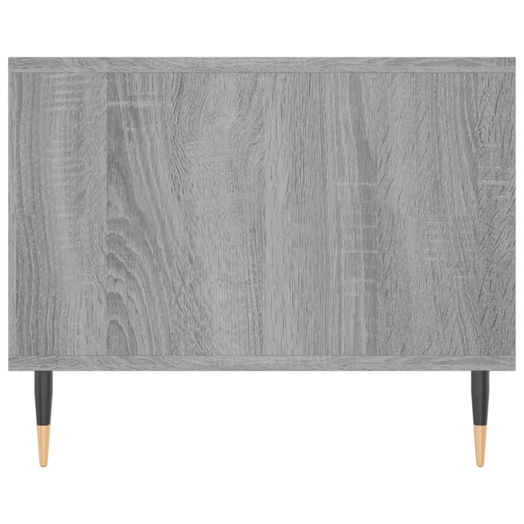 vidaXL Coffee Table Grey Sonoma 102x50x40 cm Engineered Wood