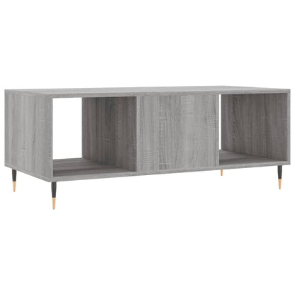 vidaXL Coffee Table Grey Sonoma 102x50x40 cm Engineered Wood