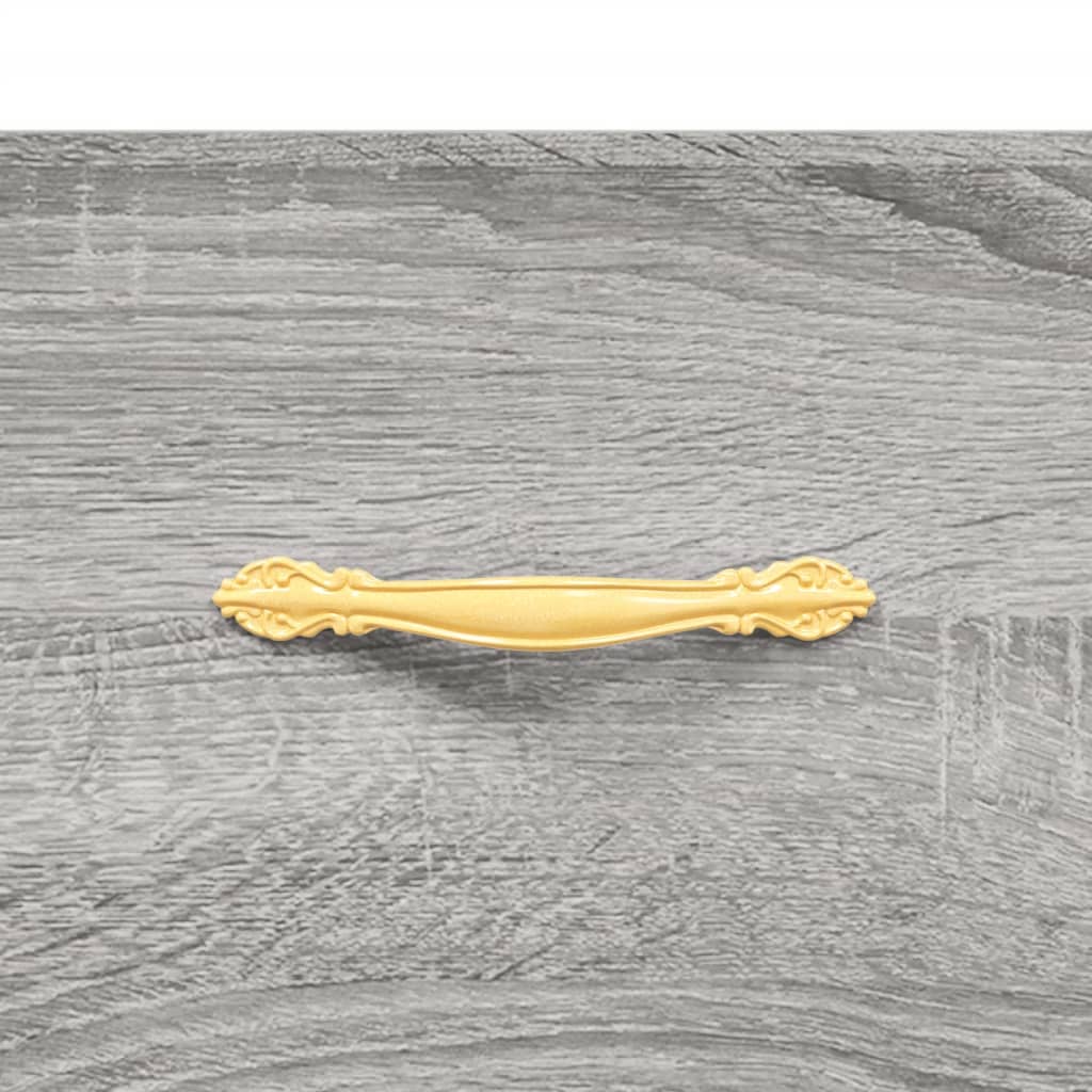 vidaXL Coffee Table Grey Sonoma 102x50x40 cm Engineered Wood