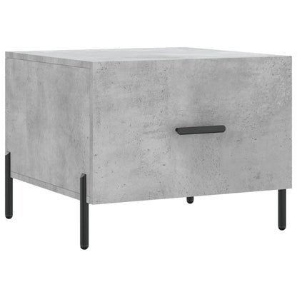 vidaXL Coffee Table Concrete Grey 50x50x40 cm Engineered Wood