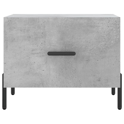 vidaXL Coffee Table Concrete Grey 50x50x40 cm Engineered Wood