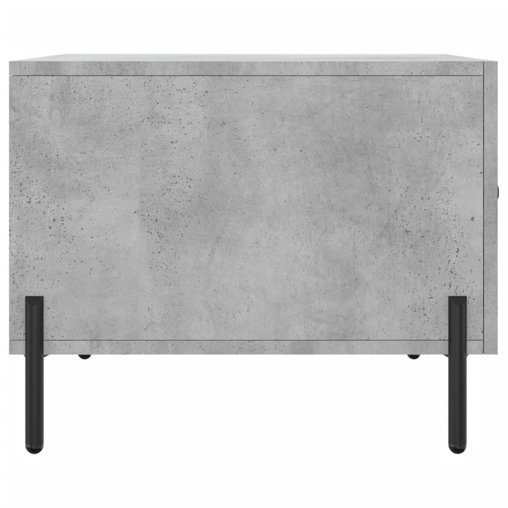 vidaXL Coffee Table Concrete Grey 50x50x40 cm Engineered Wood