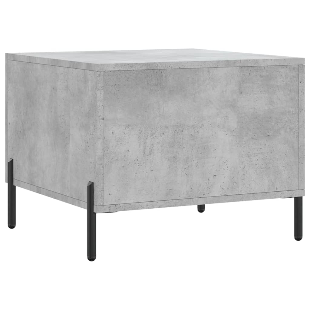 vidaXL Coffee Table Concrete Grey 50x50x40 cm Engineered Wood