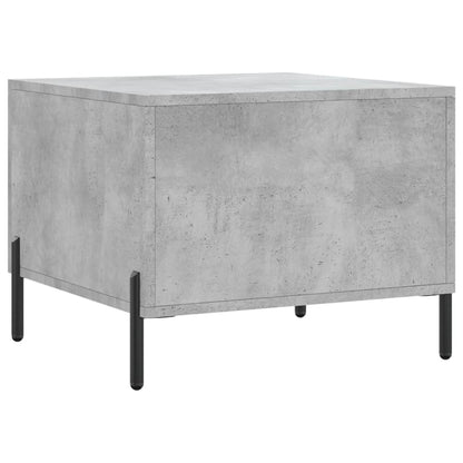 vidaXL Coffee Table Concrete Grey 50x50x40 cm Engineered Wood