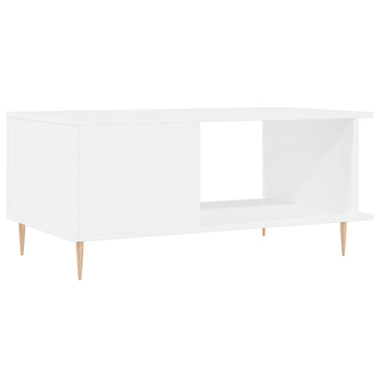 vidaXL Coffee Table White 90x50x40 cm Engineered Wood