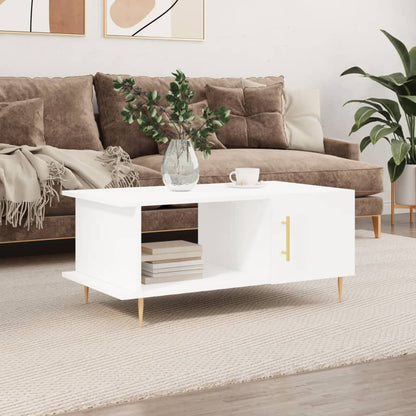 vidaXL Coffee Table White 90x50x40 cm Engineered Wood