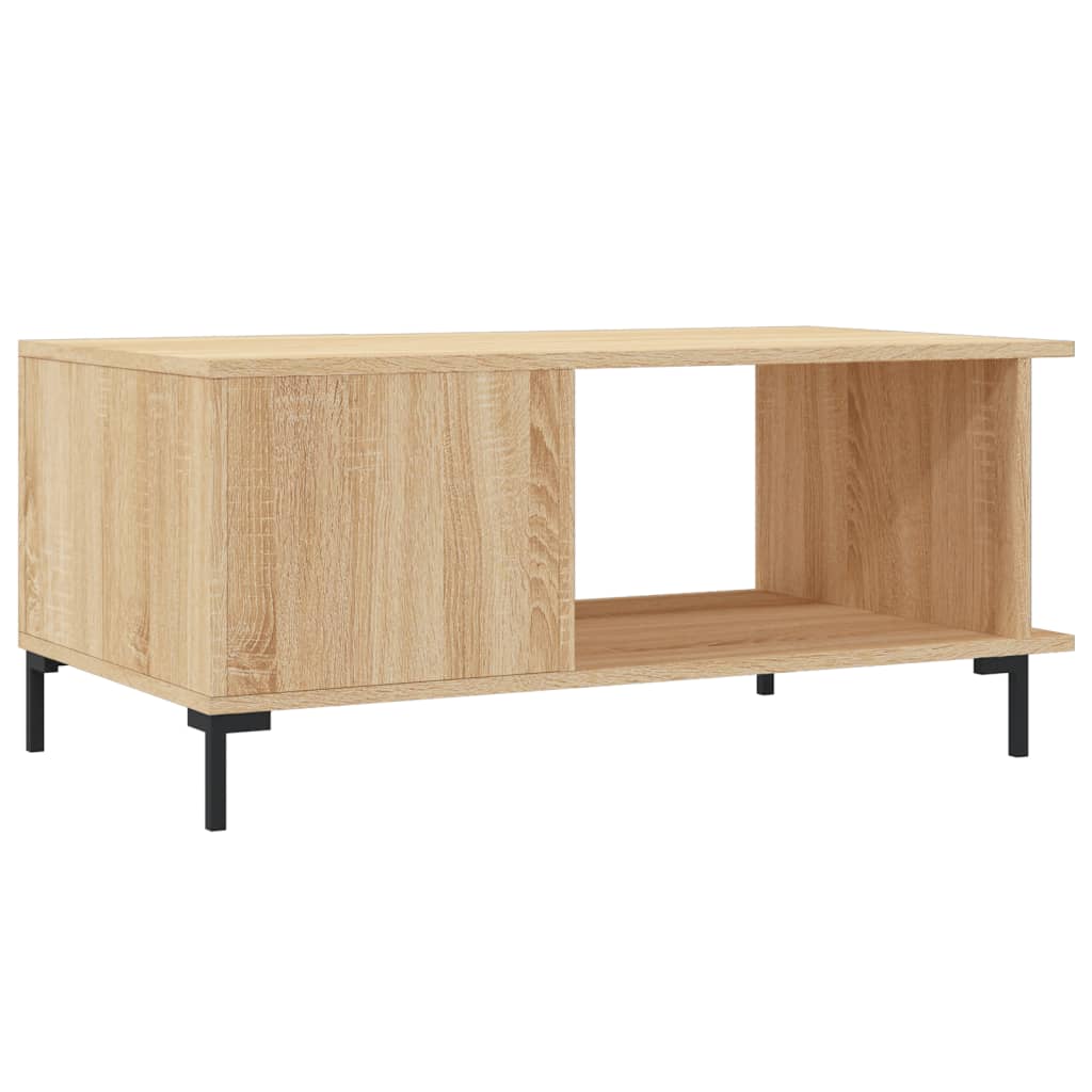 vidaXL Coffee Table Sonoma Oak 90x50x40 cm Engineered Wood