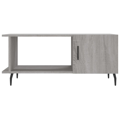 vidaXL Coffee Table Grey Sonoma 90x50x40 cm Engineered Wood