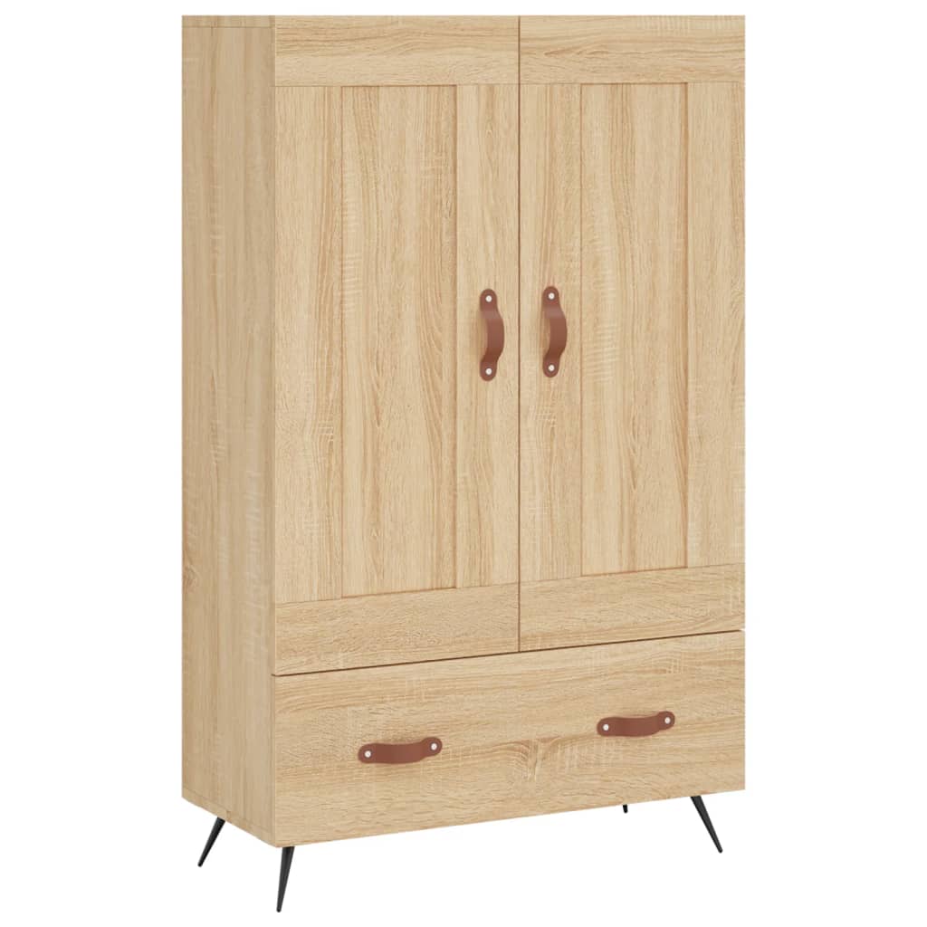 vidaXL Highboard Sonoma Oak 69.5x31x115 cm Engineered Wood