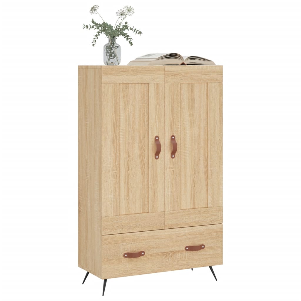 vidaXL Highboard Sonoma Oak 69.5x31x115 cm Engineered Wood