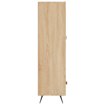 vidaXL Highboard Sonoma Oak 69.5x31x115 cm Engineered Wood