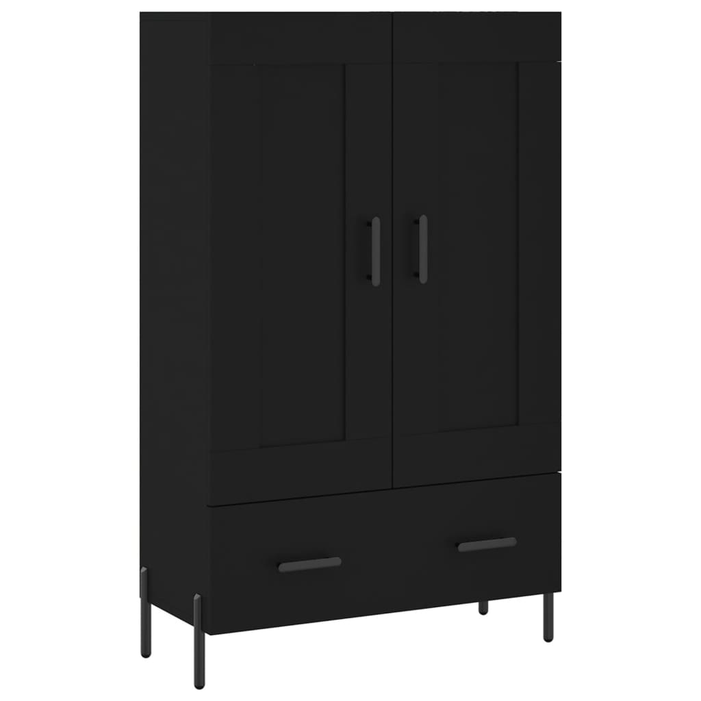 vidaXL Highboard Black 69.5x31x115 cm Engineered Wood