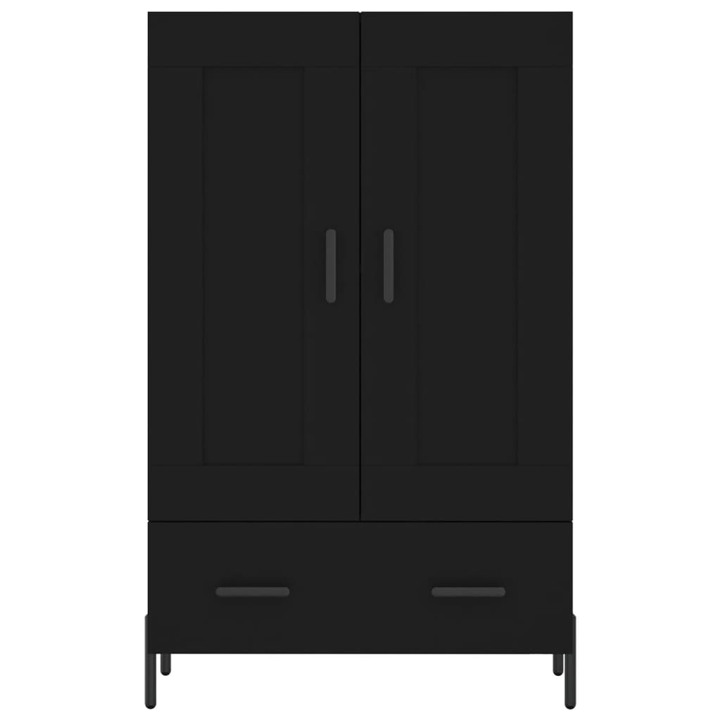 vidaXL Highboard Black 69.5x31x115 cm Engineered Wood