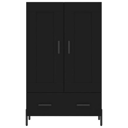 vidaXL Highboard Black 69.5x31x115 cm Engineered Wood