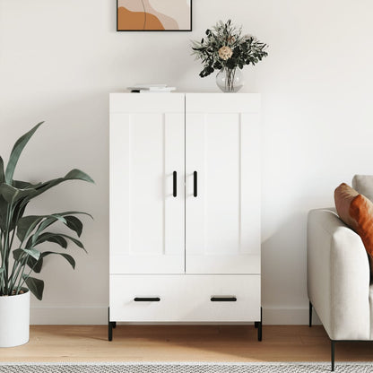 Highboard 69,5x31x115 cm Engineered Wood High gloss white