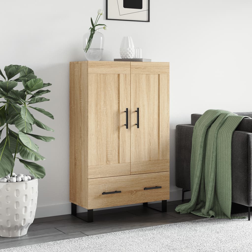 Highboard 69,5x31x115 cm Engineered Wood Sonoma oak