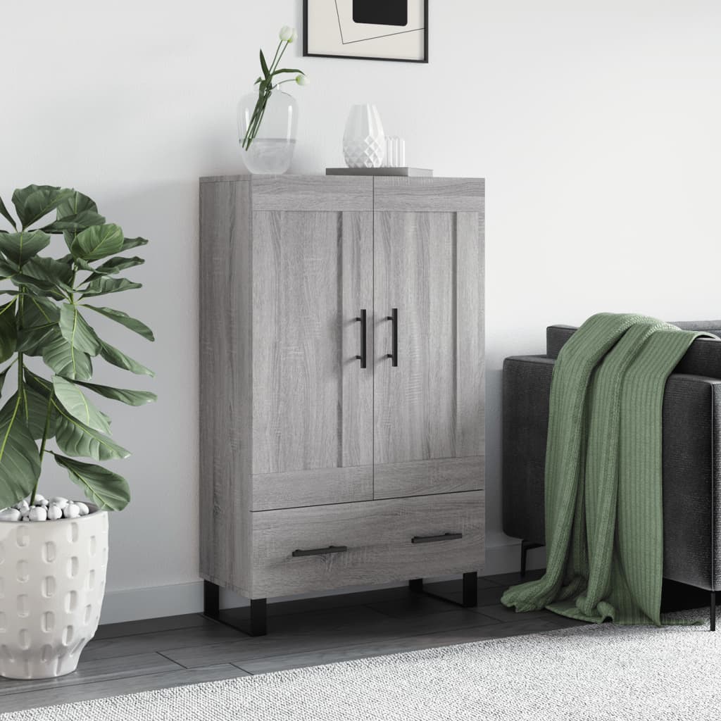 Highboard 69,5x31x115 cm Engineered Wood Grey sonoma