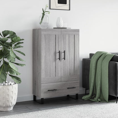Highboard 69,5x31x115 cm Engineered Wood Grey sonoma