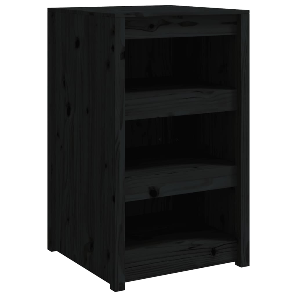 Outdoor Kitchen Cabinet "MEPPEL" 55x55x92 cm Solid Wood Douglas Black pine 3 shelves