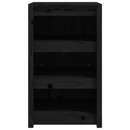 Outdoor Kitchen Cabinet "MEPPEL" 55x55x92 cm Solid Wood Douglas Black pine 3 shelves