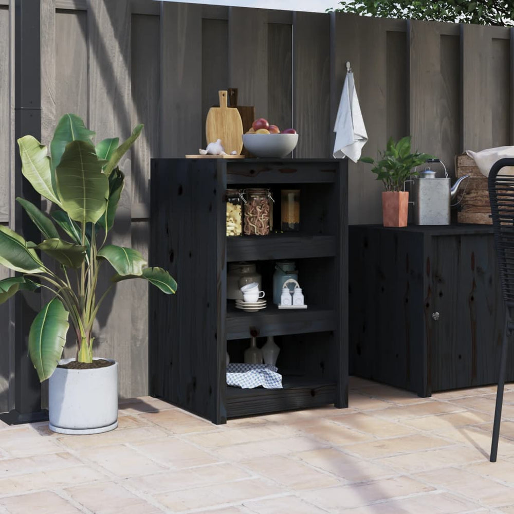 vidaXL Outdoor Kitchen Cabinet "MEPPEL" 55x55x92 cm Solid Wood Douglas