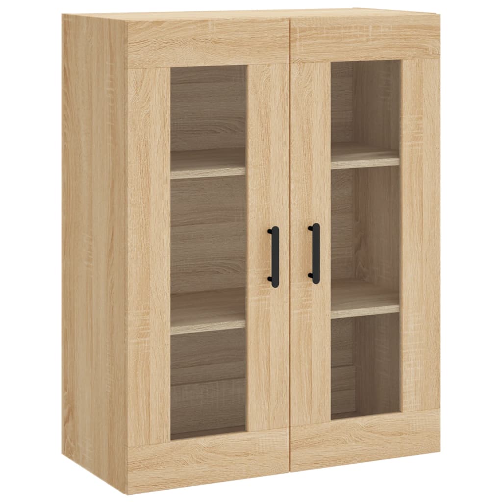 vidaXL Wall Mounted Cabinet Sonoma Oak 69.5x34x90 cm